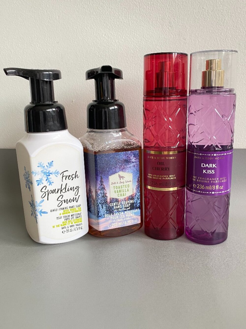 Bath & Body Works New Full Fragrance Mist & Foaming Hand Soap Set 4 Piece